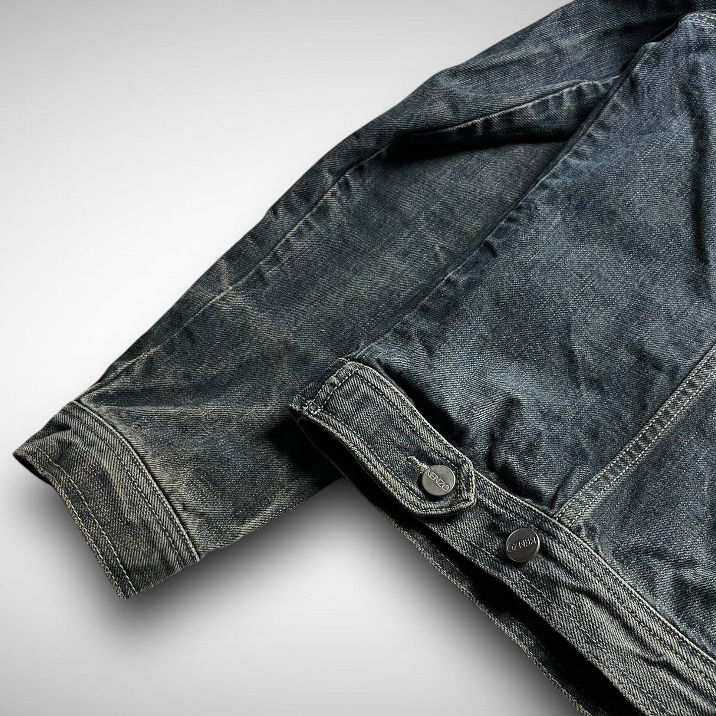 Kenzo Dark Wash Denim Jacket (2000s)