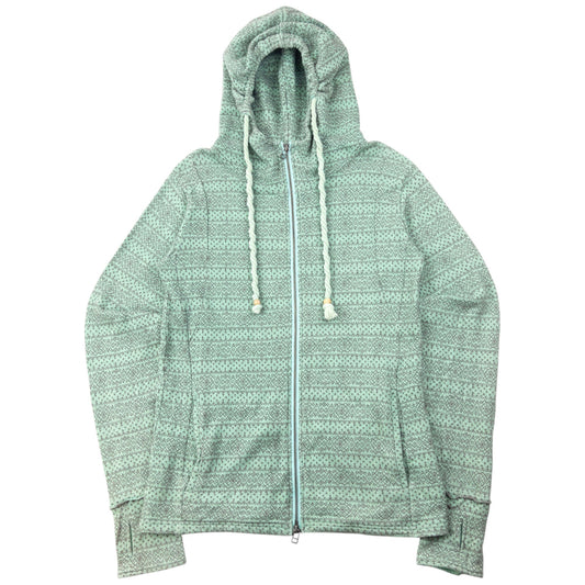 Vintage 2000s PPFM Pattern Zip Up Hoodie Size S | Small, Green