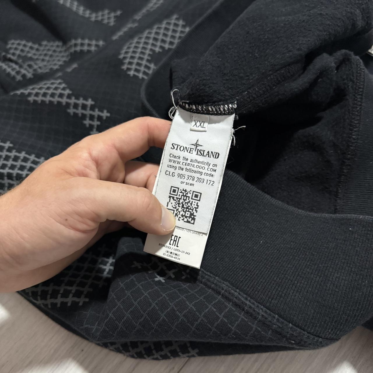 Stone Island Grid Camo Pullover Crewneck | XXL, Camo