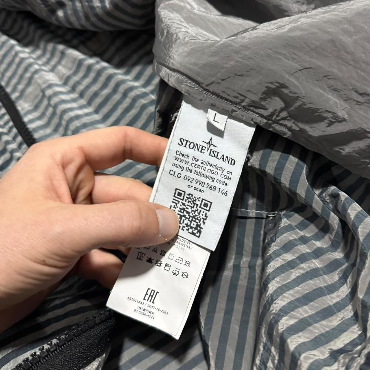 Stone Island Marina Nylon Metal Jacket | Large, Grey
