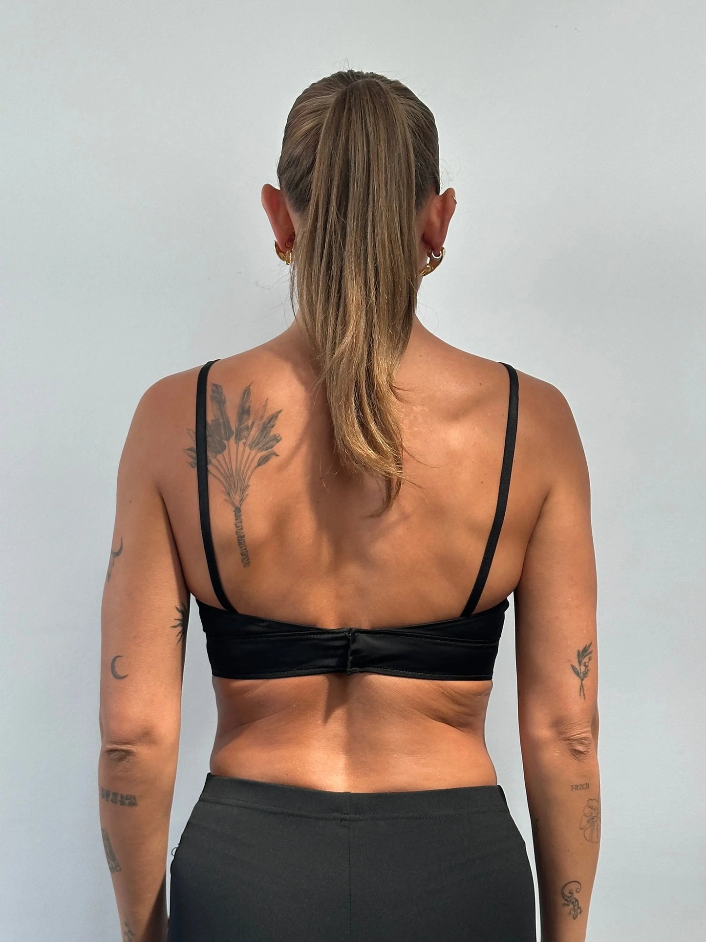 Italian Vintage Cotton Bralette Top - M