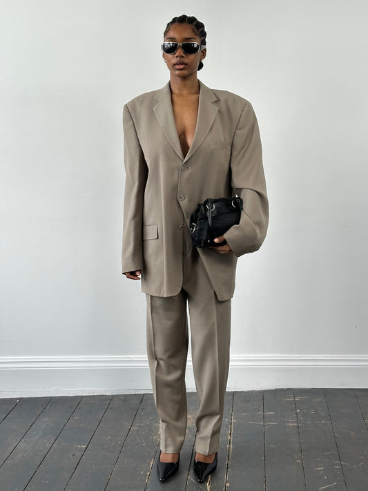 Pierre Cardin 1990s Pure Wool Single Breasted Suit - 42L/W34
