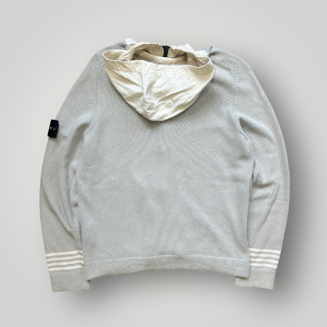 Stone Island SS/07 Zip Up Hooded Knit M/L