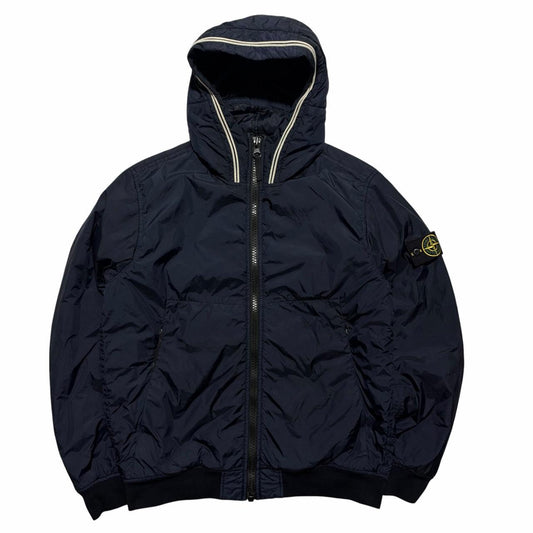 Stone Island Garment Dyed Crinkle Reps Jacket | Large, Navy