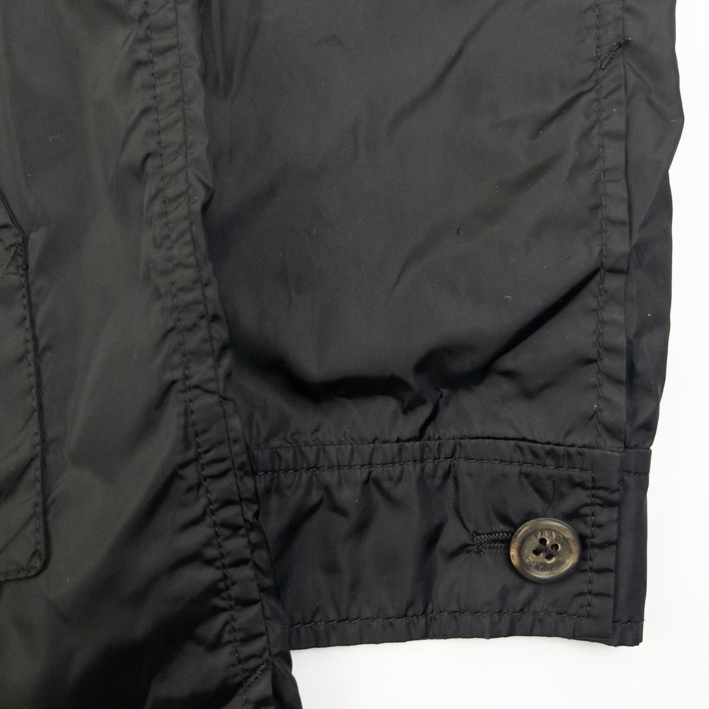 Vintage 2000s Prada Lightweight Zip Up Jacket Size S | Small, Black
