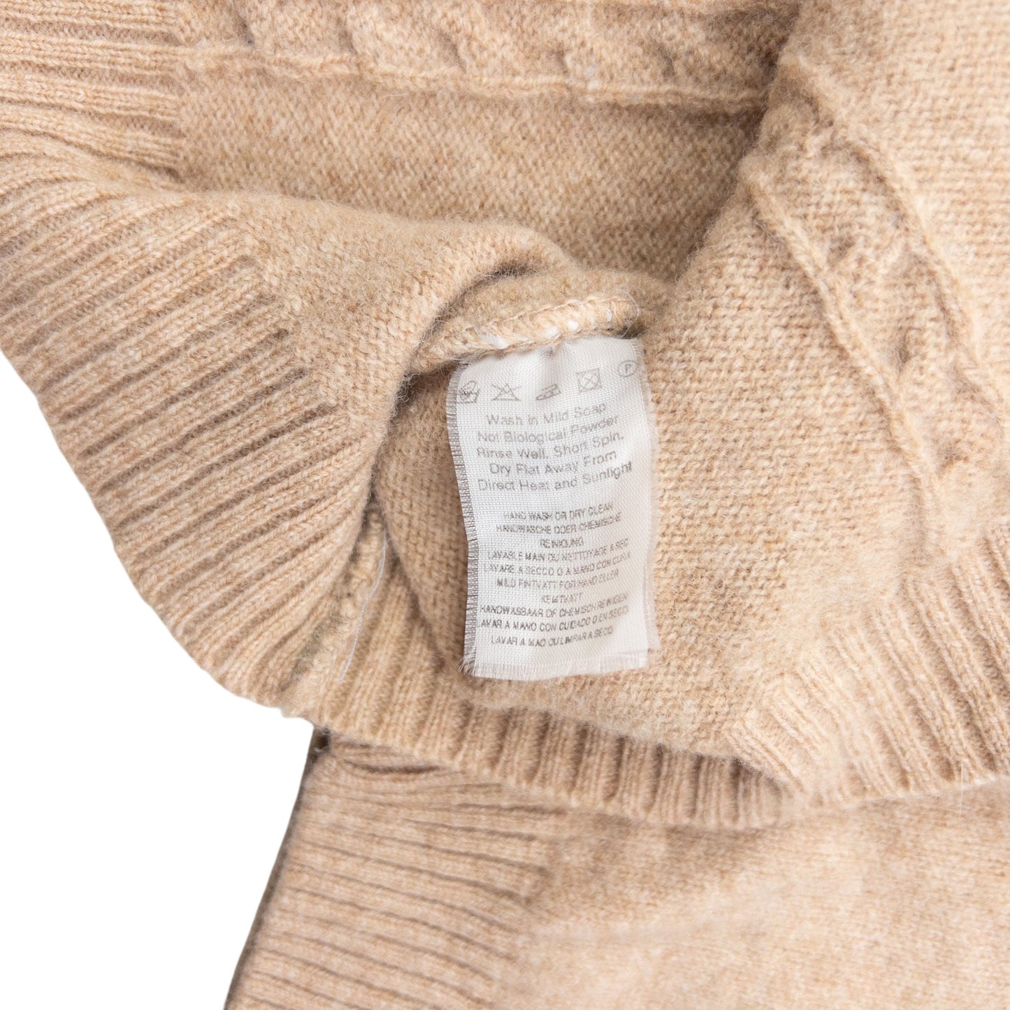 Vintage 90s Burberry Embroidered Wool Jumper Size XS