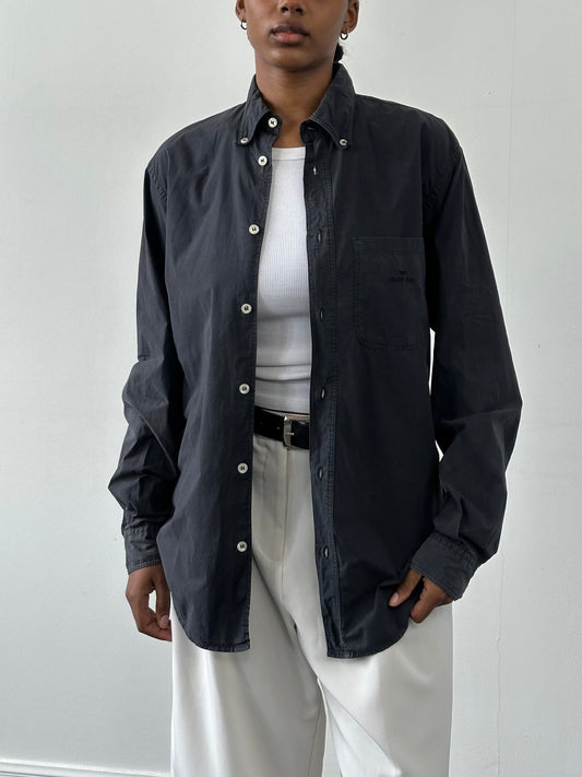 Armani Jeans 2000s Cotton Logo Shirt - M/L