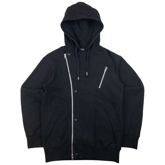 Vintage Final Home Asymmetric Zip Up Hoodie Size S