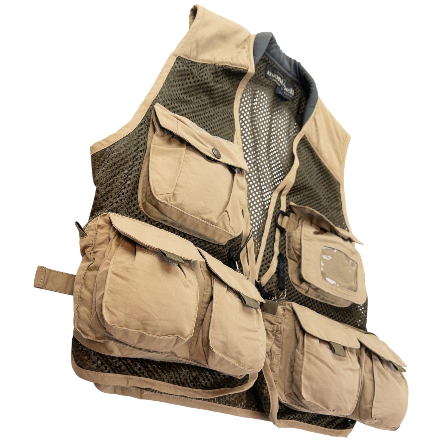 Vintage Montbell Multi Pocket Cargo Vest Gilet Size S