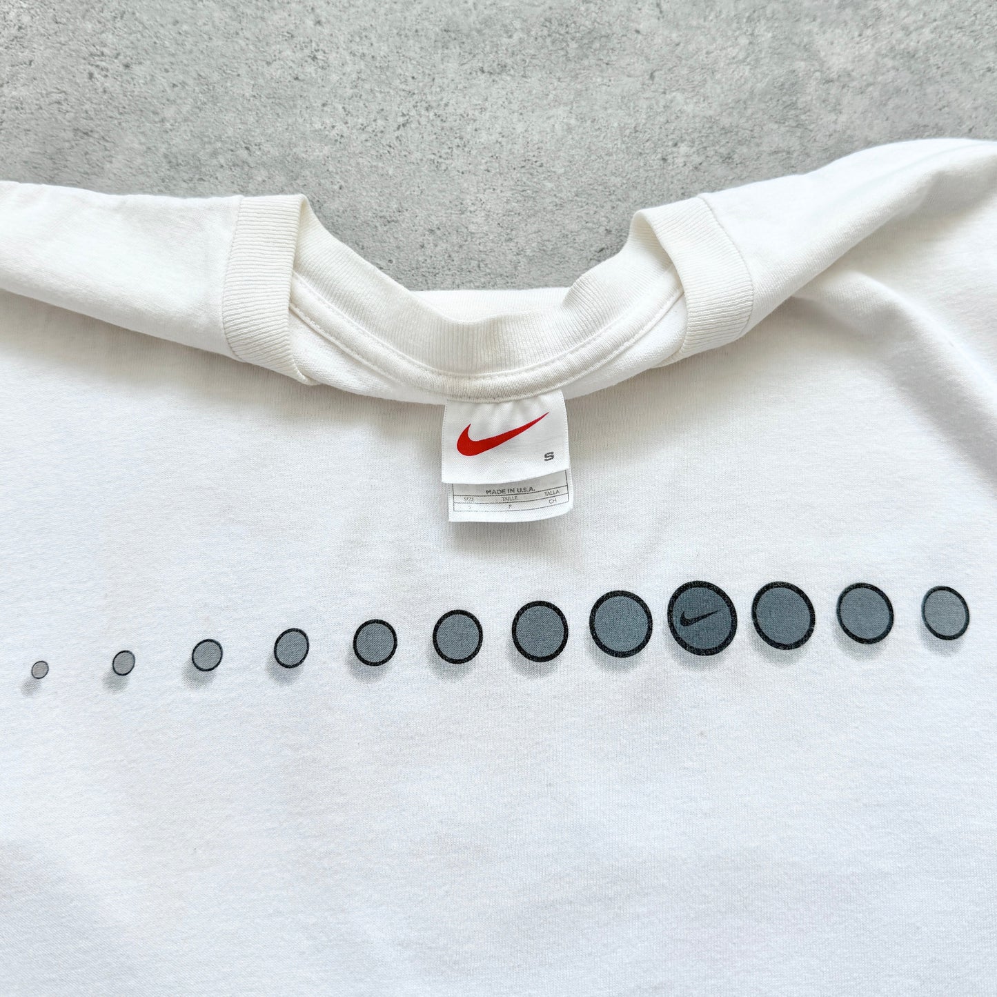Nike 1990s heavyweight graphic t-shirt (S)