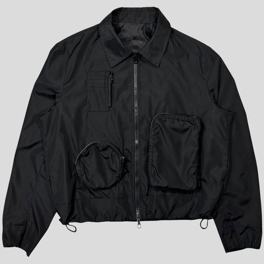 Louis Vuitton by Virgin Abloh 2020 Boxy Nylon Utility Jacket - IT48 (L) | Default Title, Black