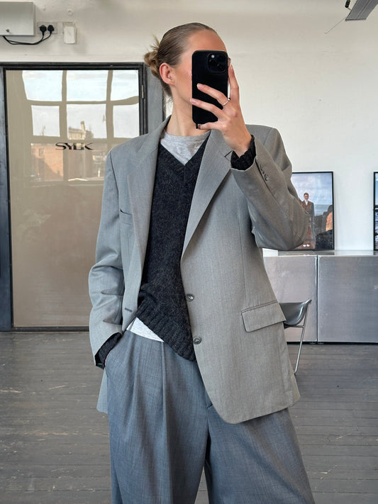 Yves Saint Laurent 1990s Pure Wool Single Breasted Blazer - 40R/L