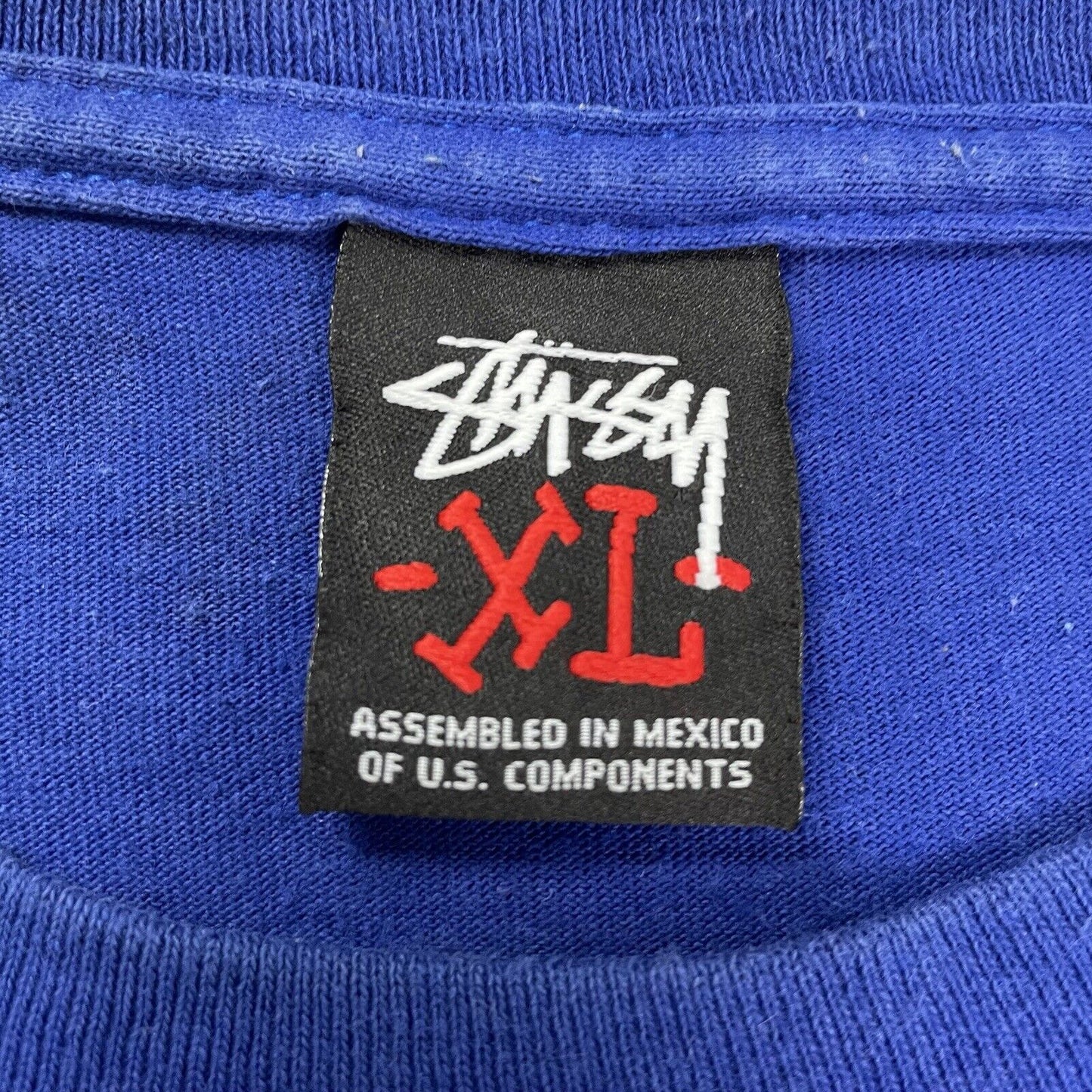 Vintage Stussy T-Shirt, Size XL | XL, Blue