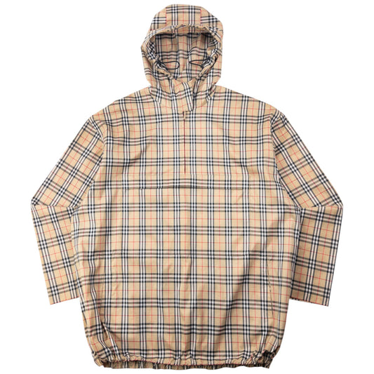 Vintage 2000s Burberry Nova Check Packable Q Zip Jacket Size L