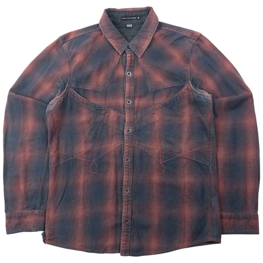 Vintage 2000s Marithe + Francois Girbaud Long Sleeve Button Up Shirt Size M | Medium, Grey