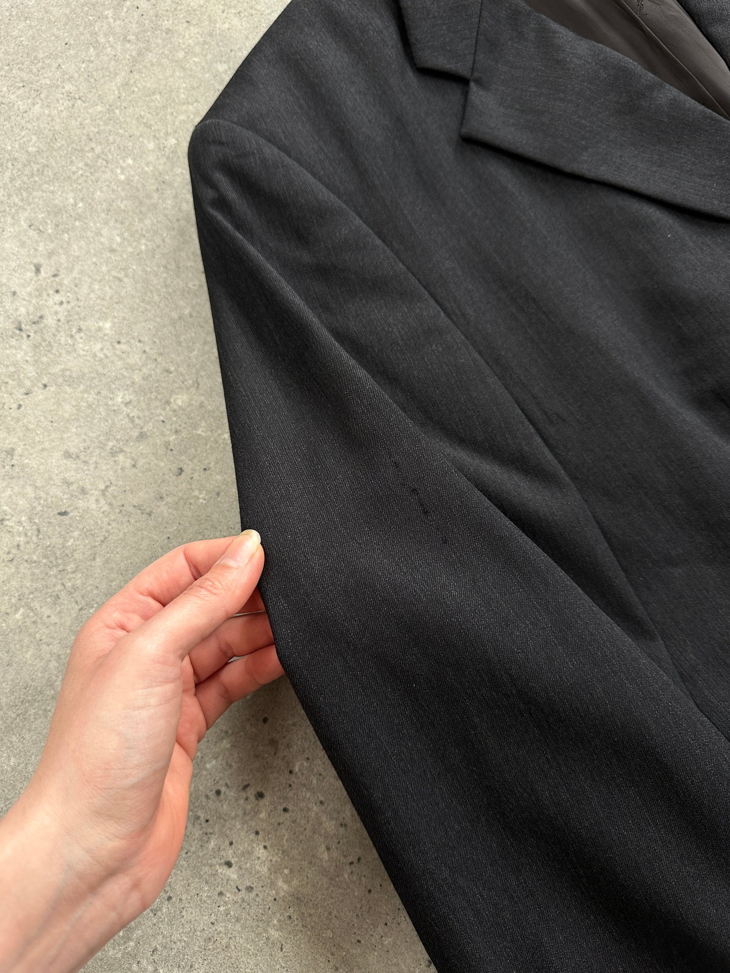 Yves Saint Laurent Pour Homme 1990s Pure Wool Single Breasted Blazer - 48R/XXL