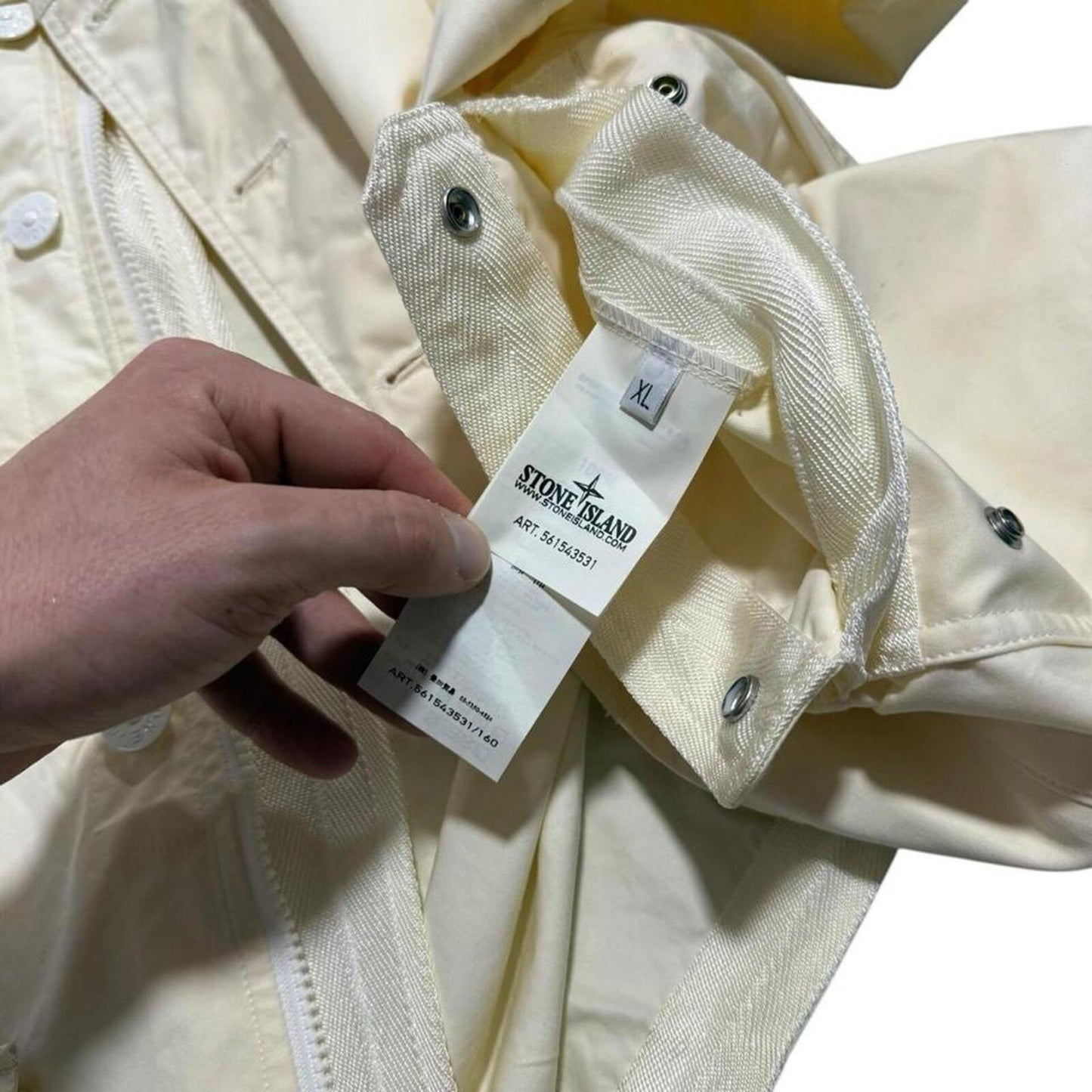 Stone Island Ghost ventile Jacket | XL, Beige