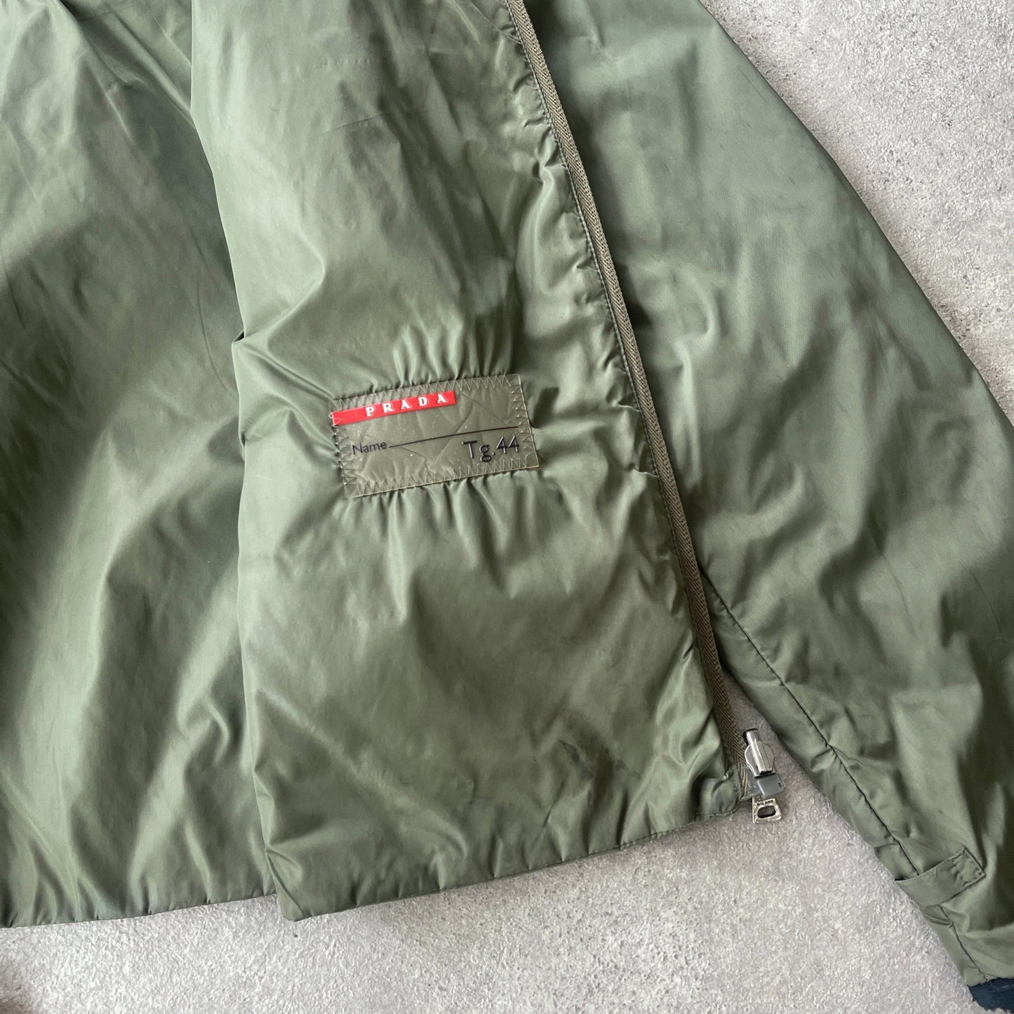 Prada Sport RARE 2000s technical padded bomber jacket (S)
