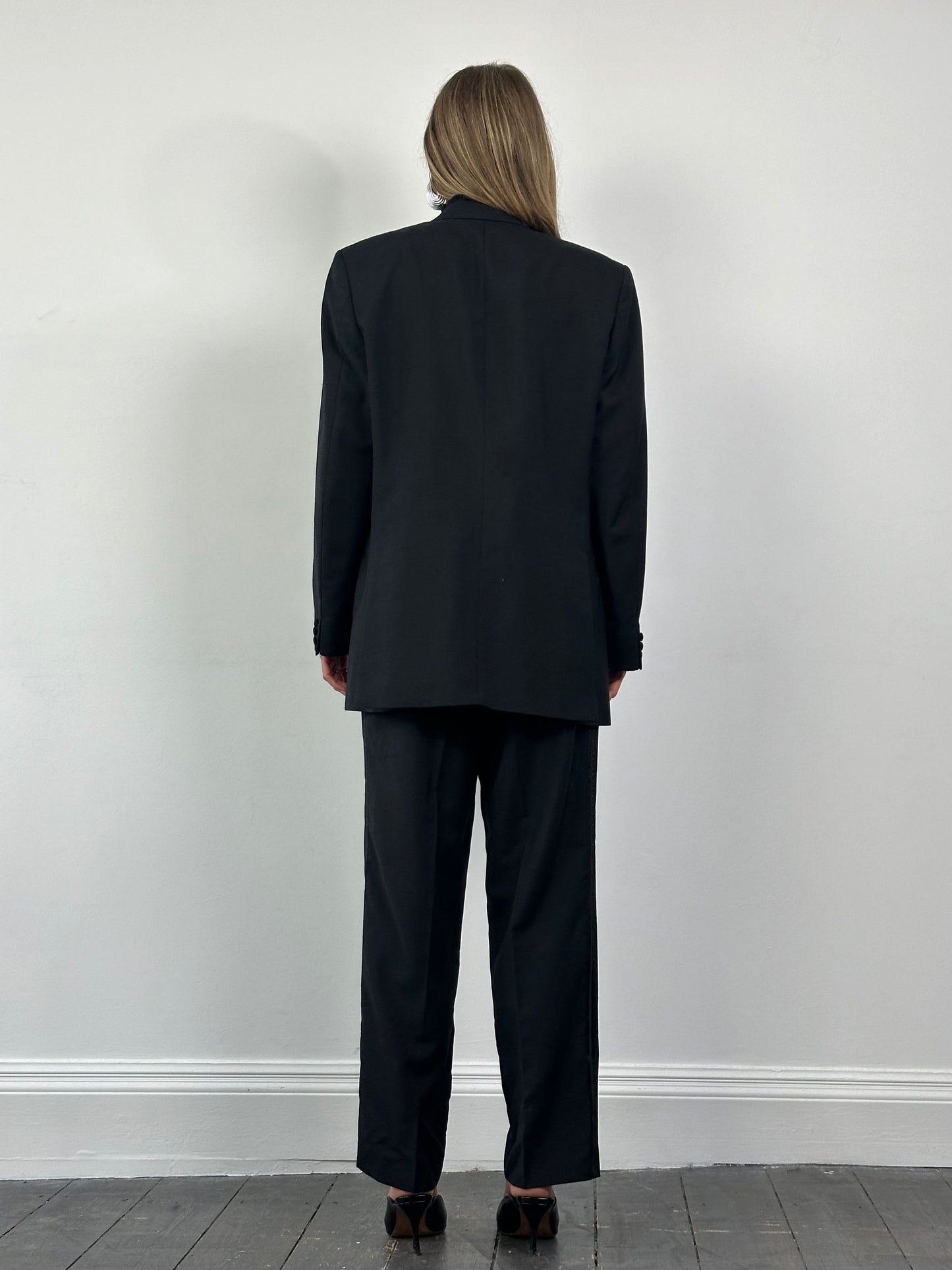 Christian Dior Monsieur 1990s Tuxedo Pure Wool Single Breasted Suit - 44R/W32