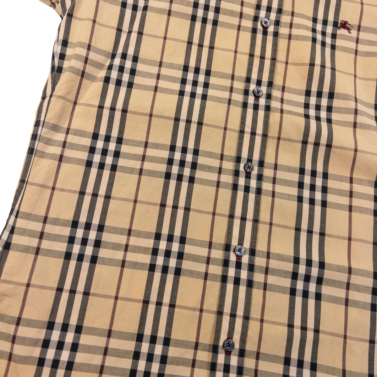 Vintage 2000s Burberry Black Label Nova Check Long Sleeve Button Up Shirt Size S | Small, Multicoloured