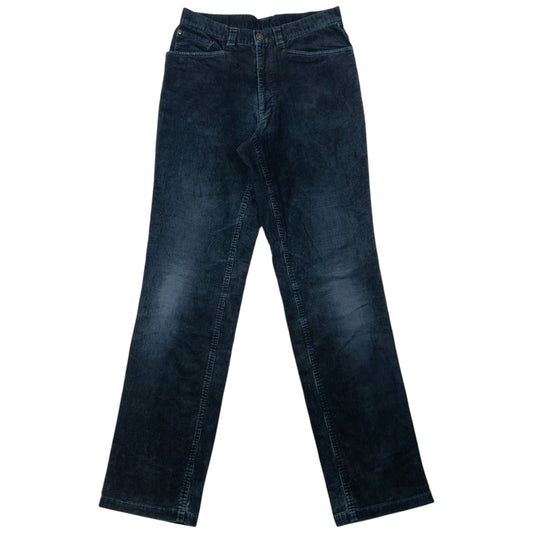 Vintage 90s Yohji Yamamoto D'Urban A.A.R Corduroy Trousers Size W28 | W28, Navy