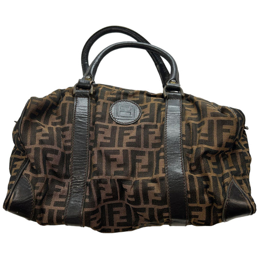 Vintage Fendi Zucca Pattern Travel Bag