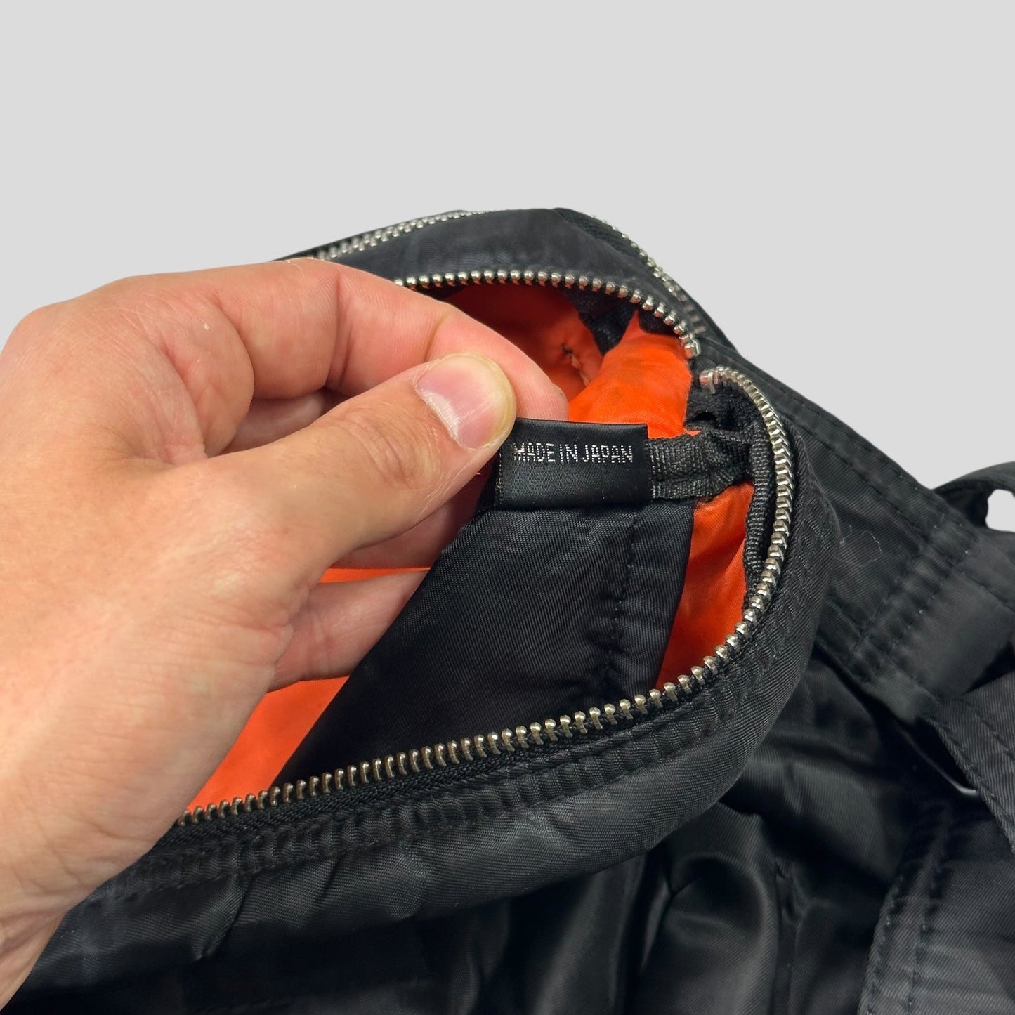 Porter 00’s Black Nylon Tanker Multipocket Crossbody Bag