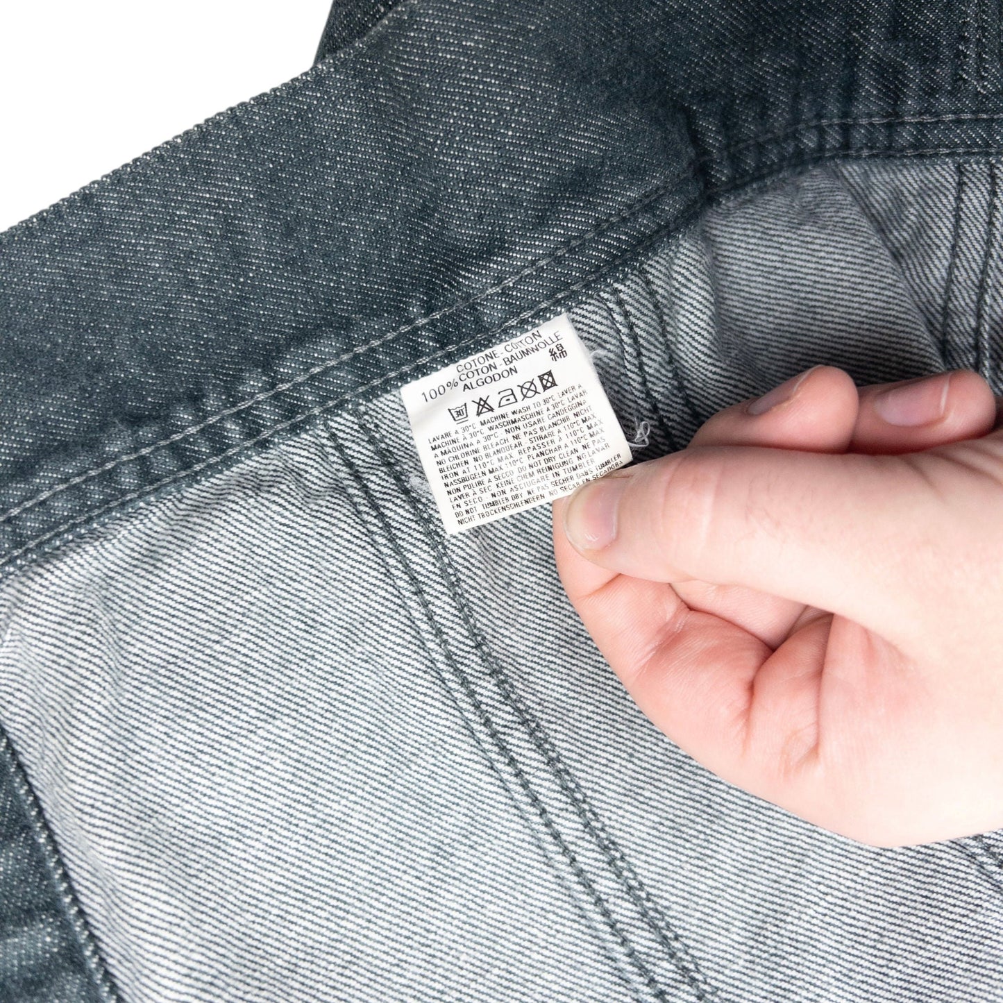 Vintage 2000s Diesel Cropped Button Up Denim Jacket Size S | Small, Green