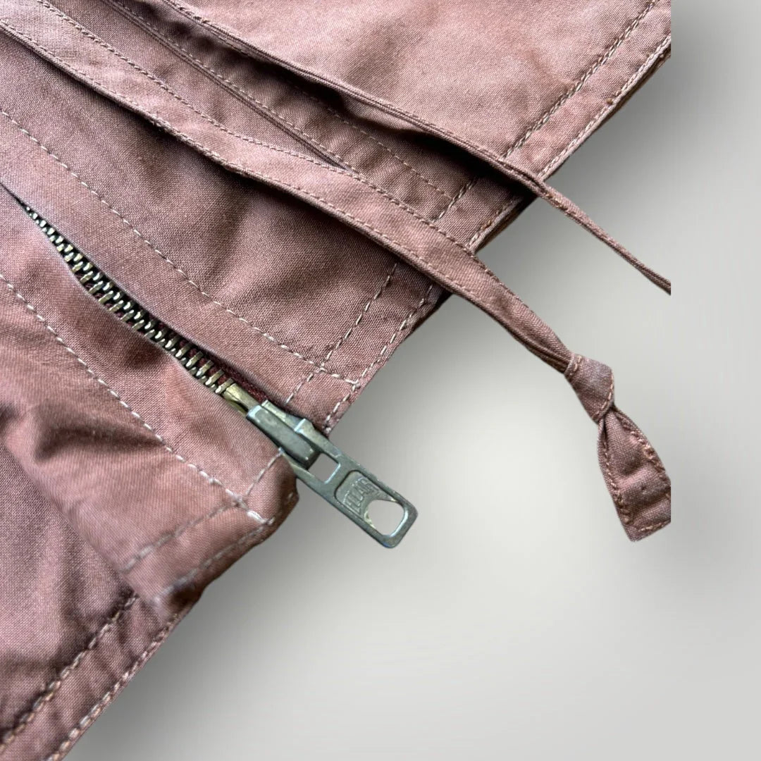 1970's Saint Laurent Rive Gauche Women’s Brown Chore jacket L