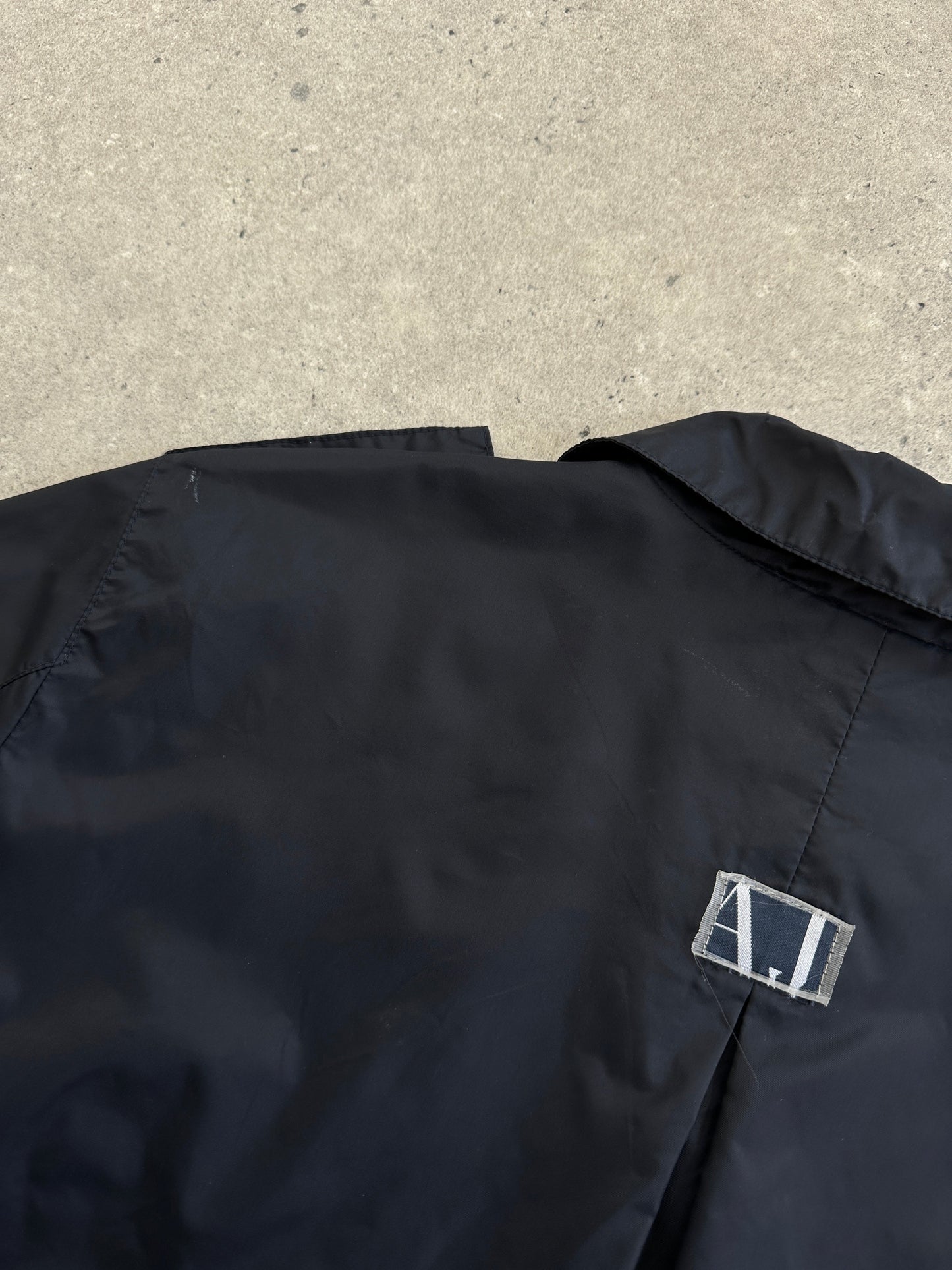Armani Jeans Showerproof Nylon Lightweight Logo Jacket - S/M