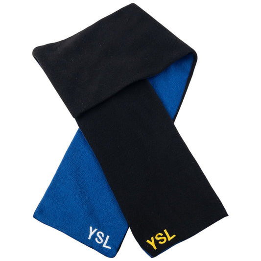 Vintage YSL Yves Saint Laurent Reversible Fleece Scarf
