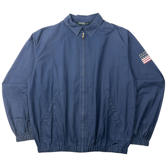 Vintage 90s Polo Ralph Lauren USA Zip Up Jacket Size XS | XS, Navy
