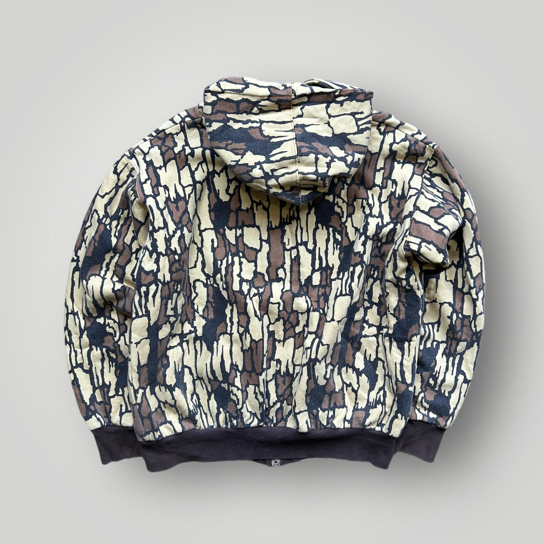Supreme Tree Bark Camo 2002 Zip Up Hoodie M/L | Default Title, Camo