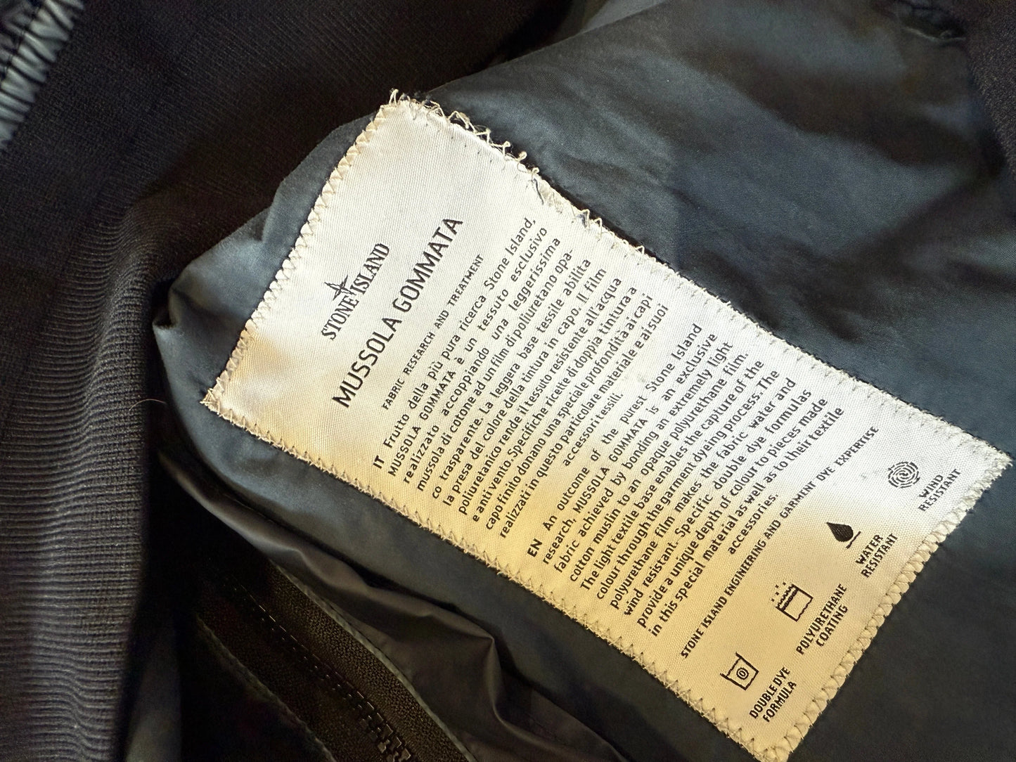 Stone Island Mussola Gommata SS/15 Hooded Jacket XXL