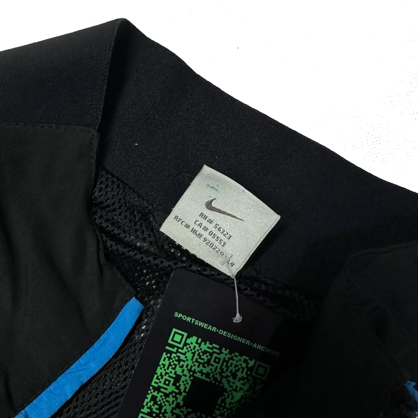 Nike Total 90 Inter Milan 2005/06 Tracksuit Top In Black & Blue ( S )