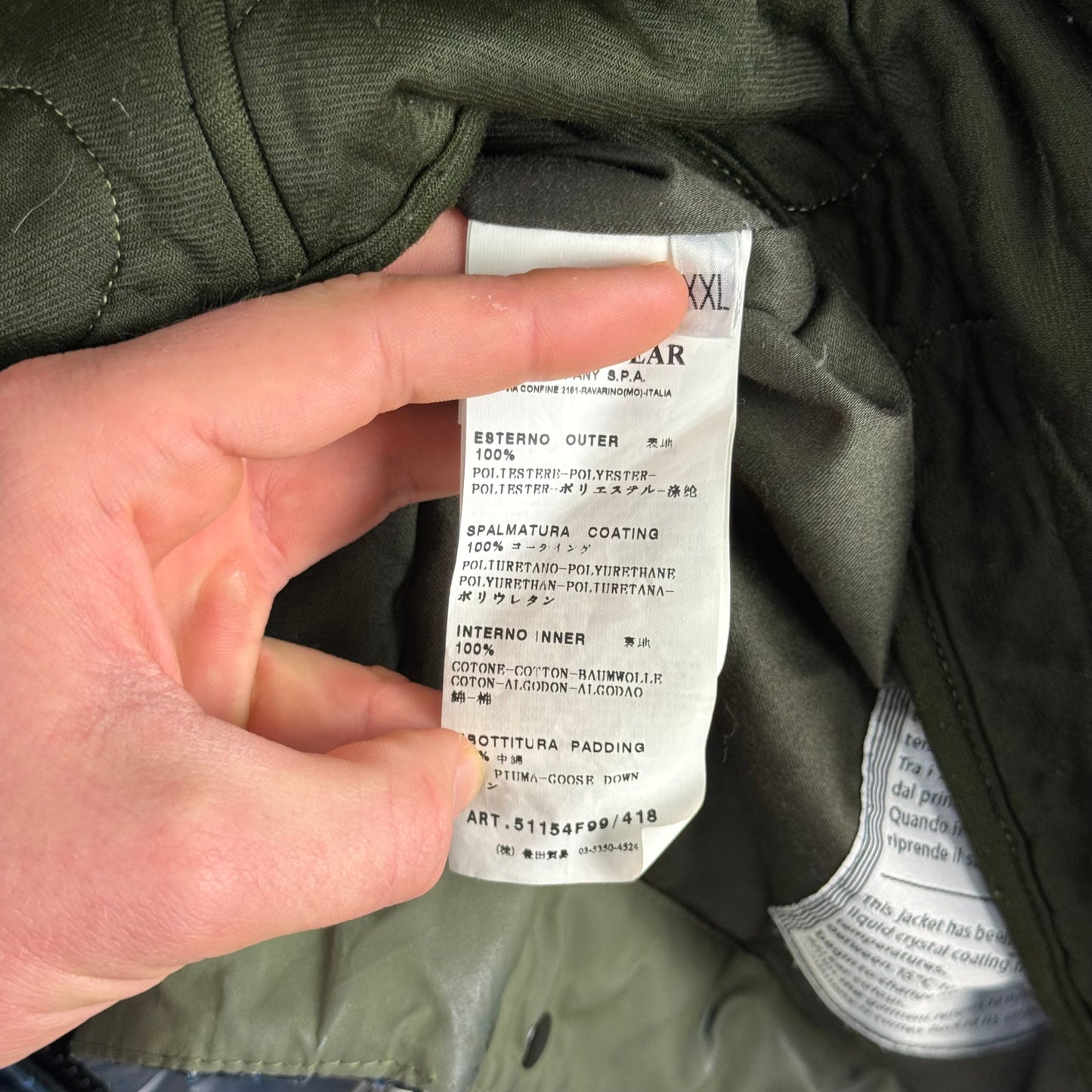 AW2009 Stone Island Ice Jacket (XXL) | Default Title, Multicoloured