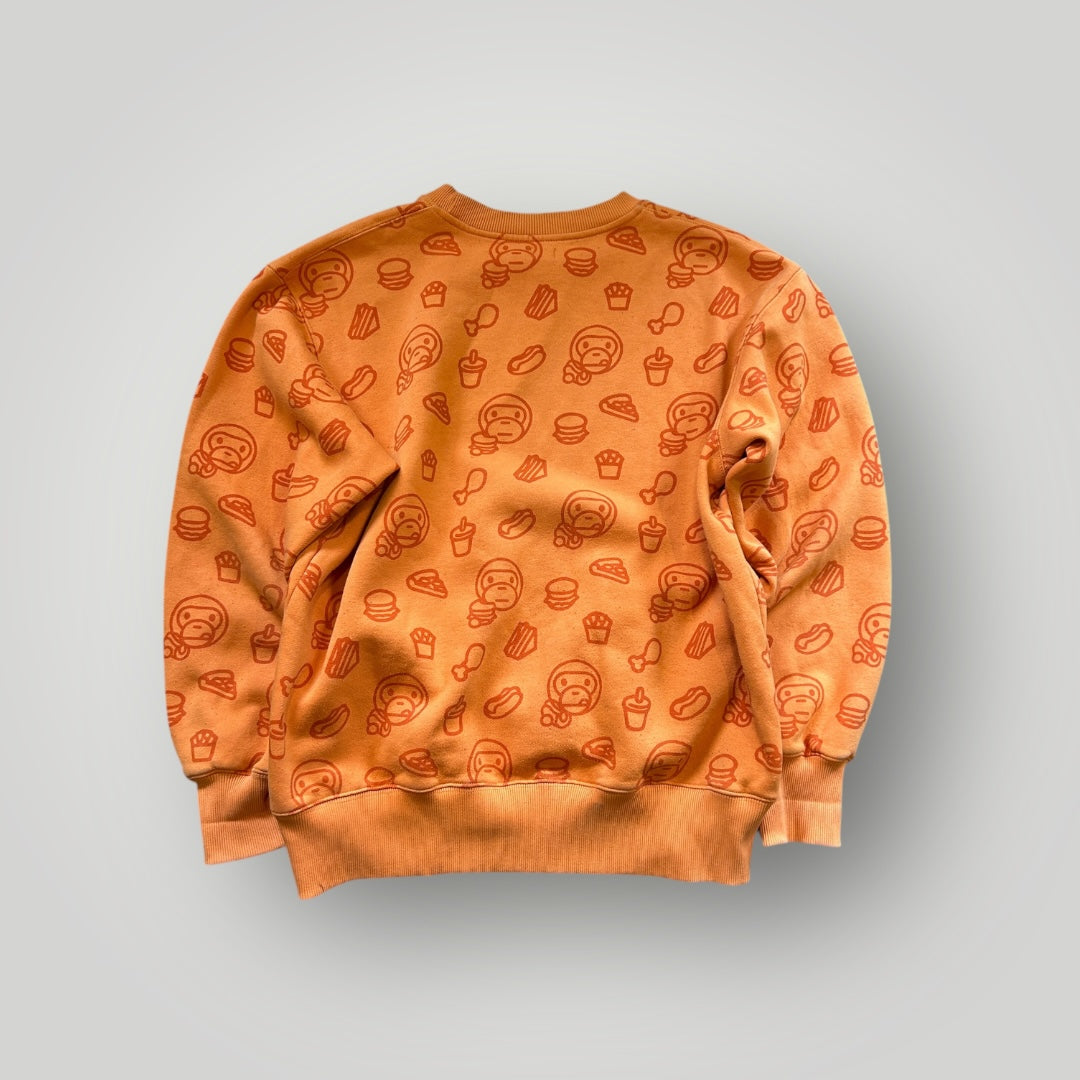 Bape Baby Milo Early 2000's Crewneck M | Default Title, Orange