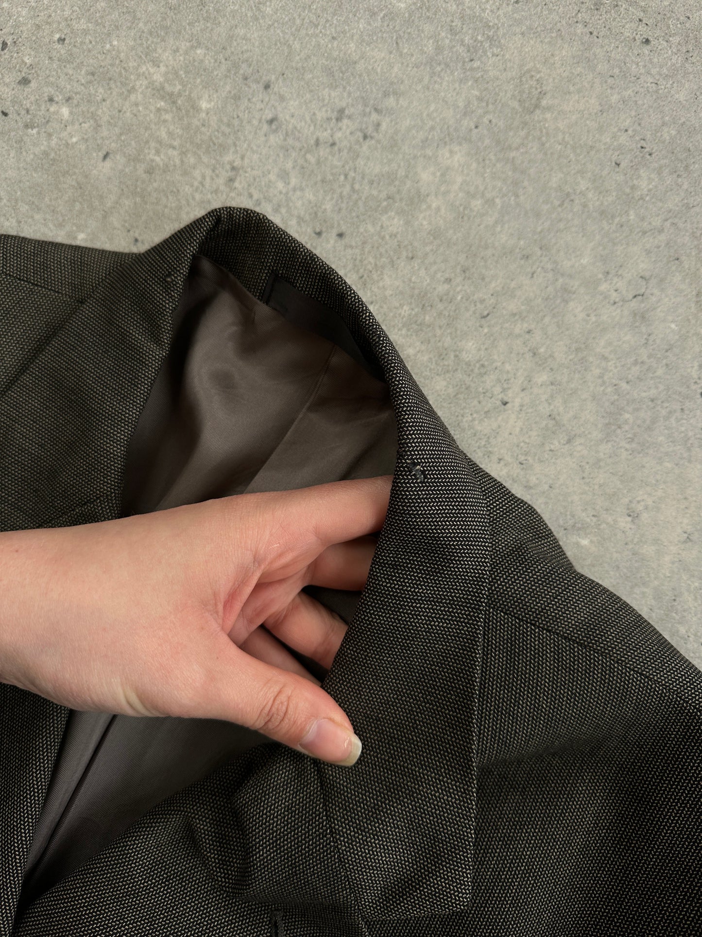 Givenchy Monsieur 90s Pure Wool Single Breasted Blazer - 46R/XXL