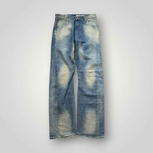 90s Levi's Engineered Jeans Twisted Denim Bootcut Jeans 30x32" | O/S, Red
