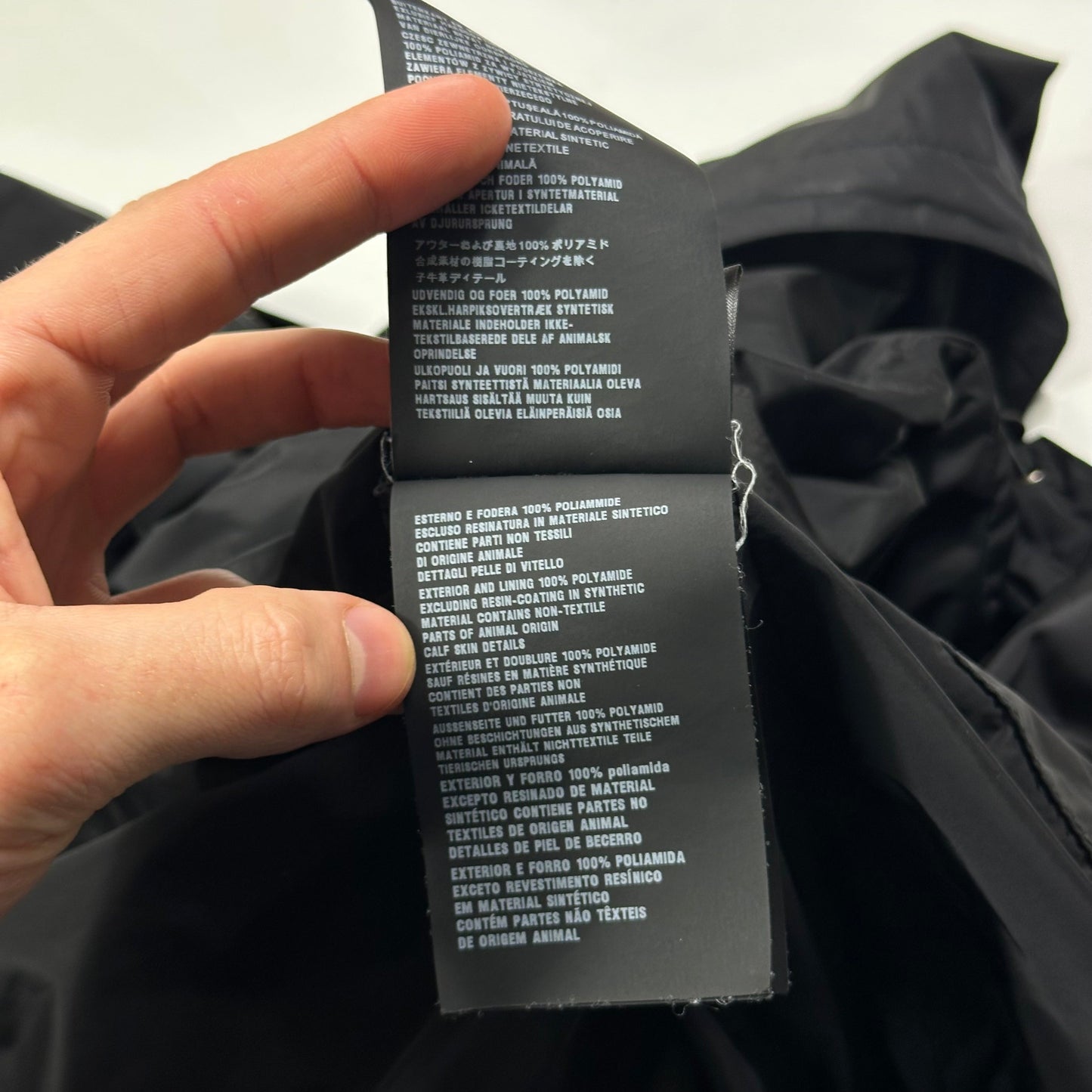 Prada Milano 2017 Triangle Plaque Logo Nylon Windbreaker Jacket - IT50 | Default Title, Black
