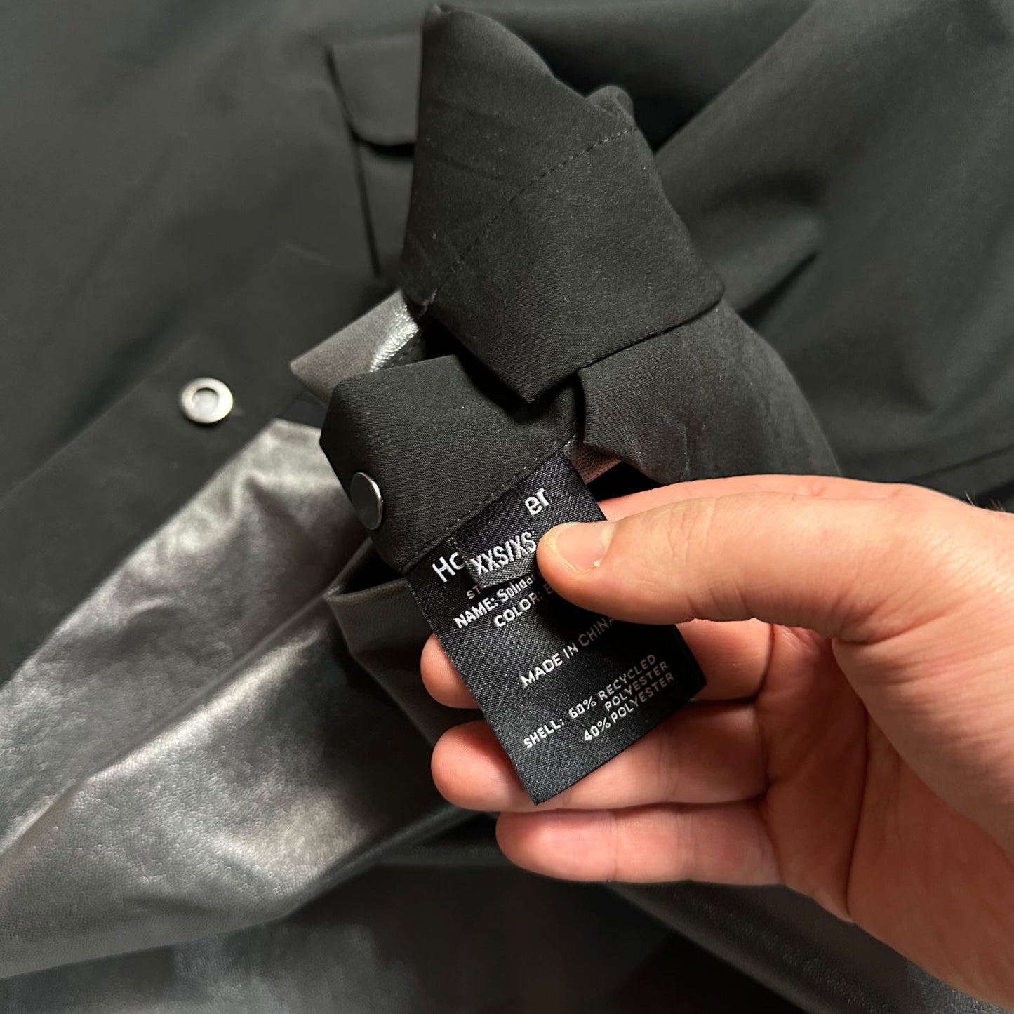 Holzweiler Solidarity Black Anorak Jacket