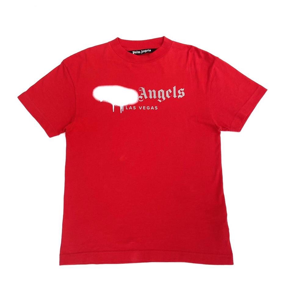 PALM ANGELS SPRAY PAINT T-SHIRT RED S | Small, Red – Known Source