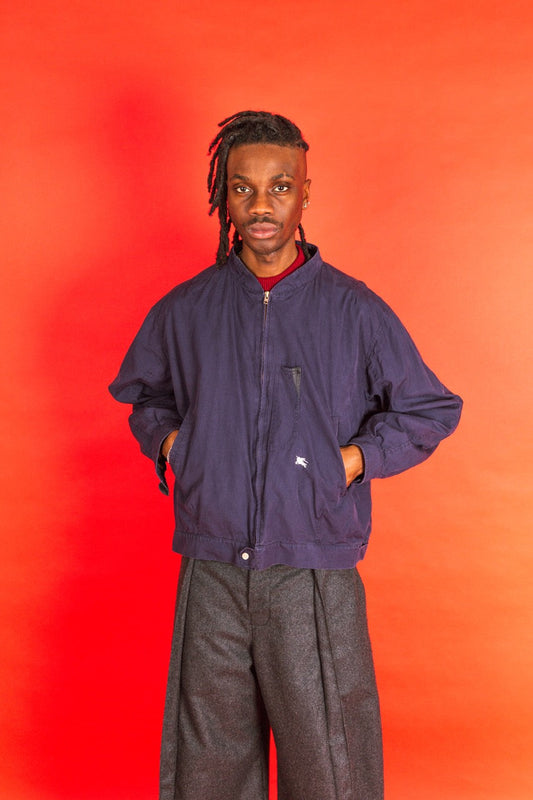 1980's Burberry Pen Pocket Workwear Blouson