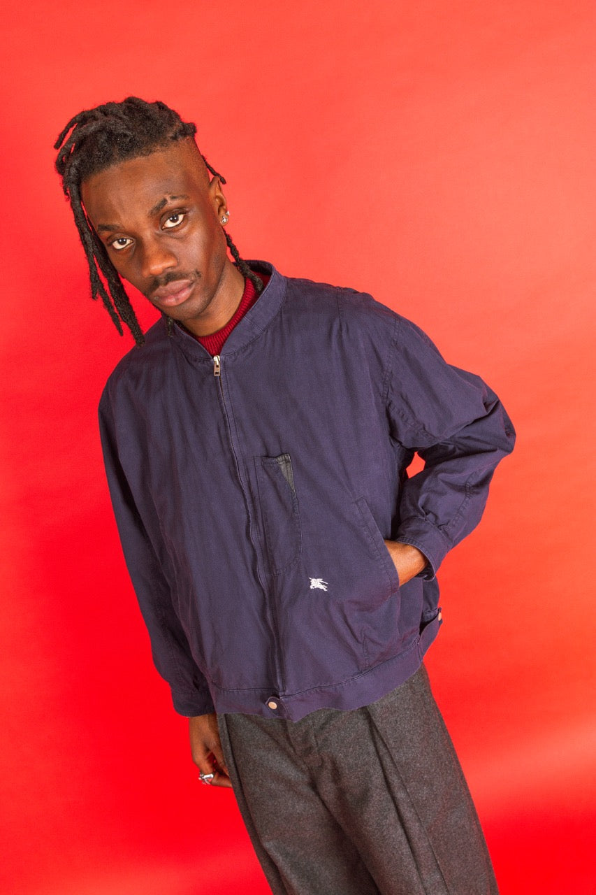 1980's Burberry Pen Pocket Workwear Blouson