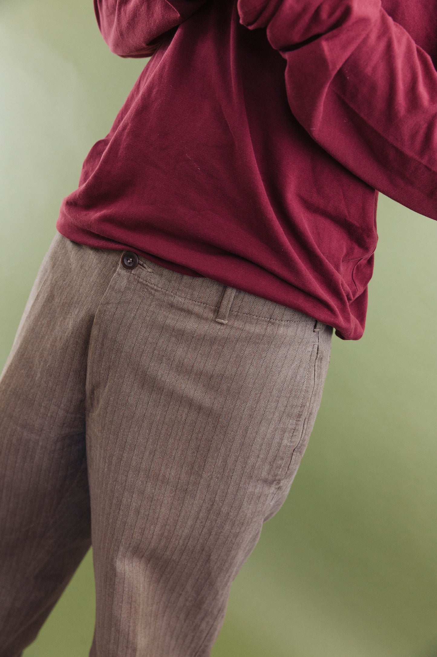 A/W 2003 C.P. Company Wool Striped Trousers