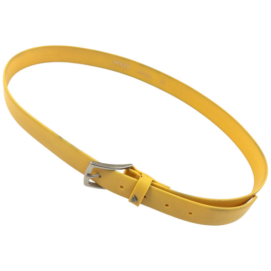Vintage 2000s Armani Jeans Belt Size XL | XL, Yellow