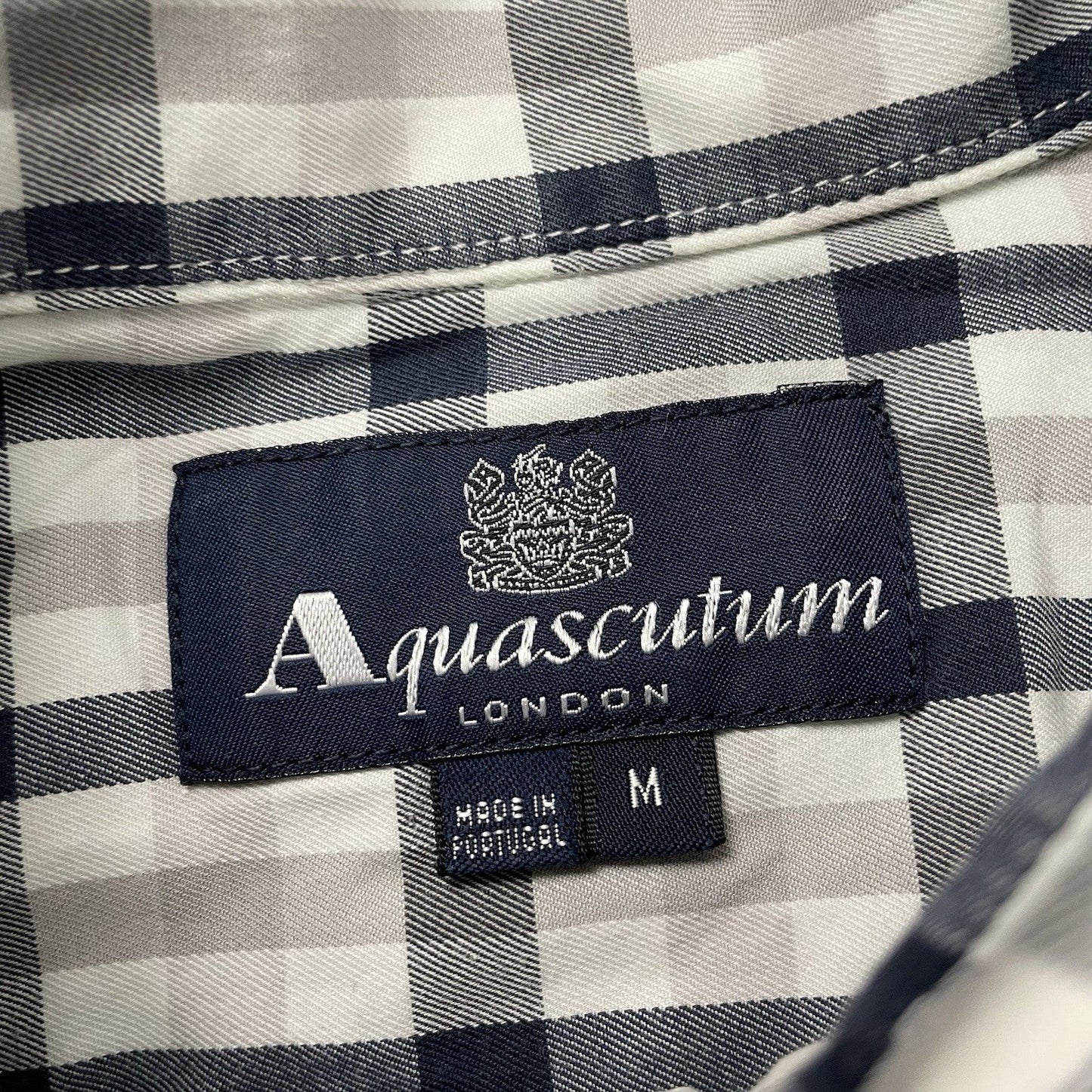 Aquascutum Check Shirt, Size Medium | Aquascutum, Grey