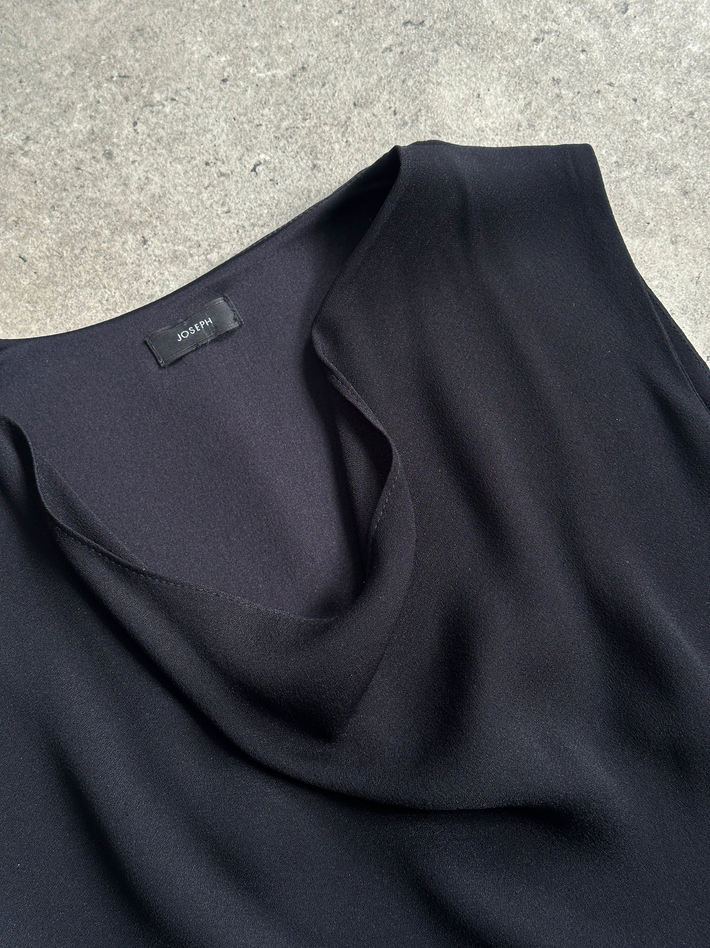 Joseph 2000s Cowl Neck Sleeveless Dress - S