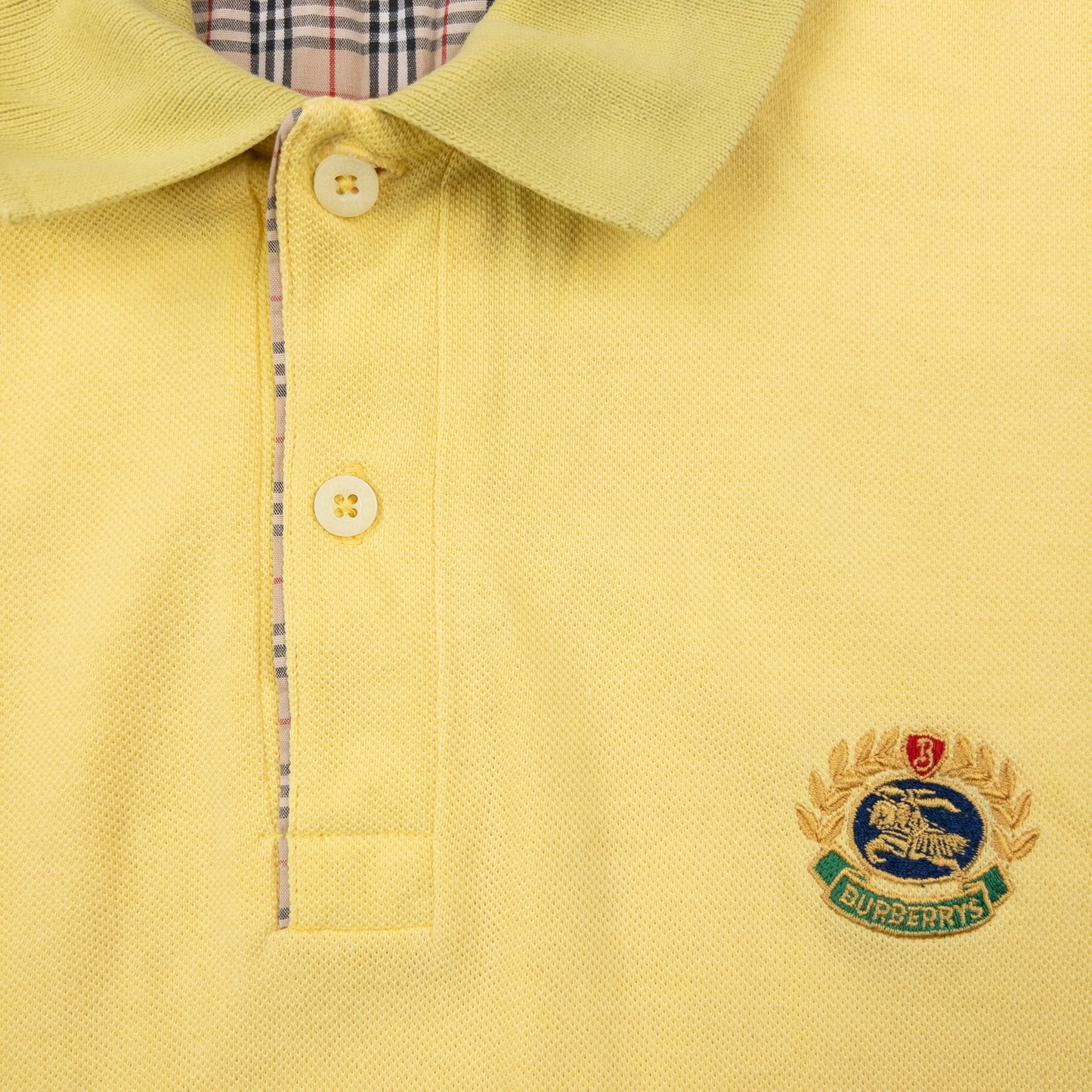 Vintage 90s Burberry Polo Shirt Size S