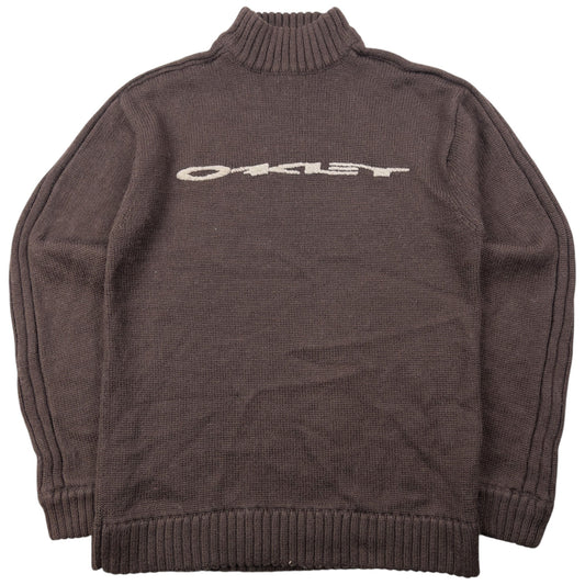 Vintage Oakley Turtleneck Knit Jumper Size M